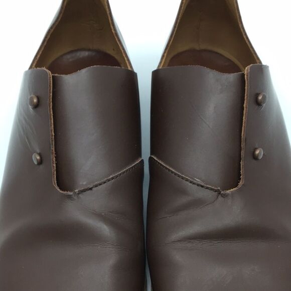 Cydwoq Flex-W Handmade in USA Brown Leather Oxfords Loafers EU size 38 1/2 - Picture 16 of 17